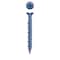 Newport Fasteners Concrete Screw, 1/4" Dia., Flat, 3 3/4 in L, Steel Ceramic Coating, 100 PK 112587 - alternate 2